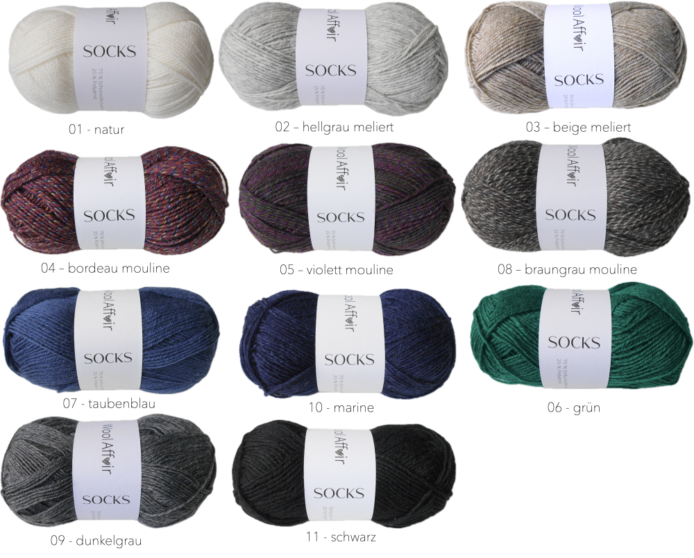 Preview: Wollpaket SPEEDYSOCKS No. 2 - Chunky Light